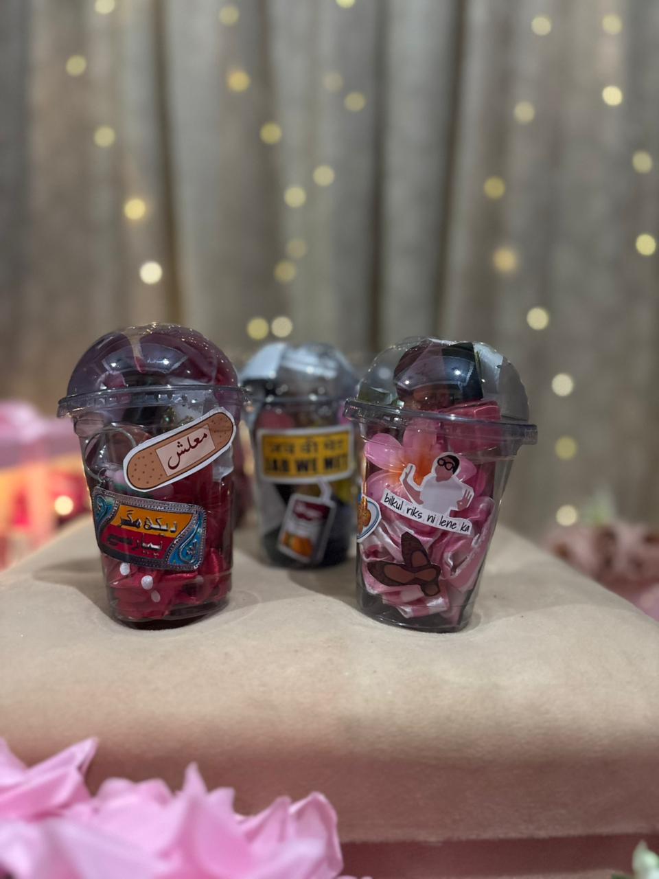 The "Desi Pop" Glam Cup ( Pack Of 3 )